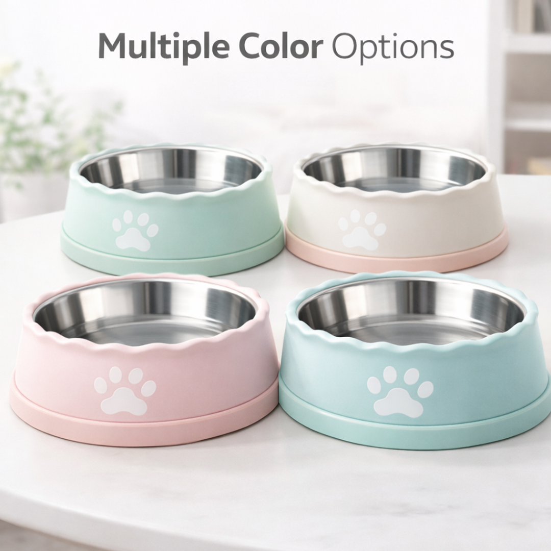🐶🐕𝑹𝒊𝒑𝒑𝒍𝒆 𝑬𝒅𝒈𝒆 𝑺𝒕𝒂𝒊𝒏𝒍𝒆𝒔𝒔 𝑺𝒕𝒆𝒆𝒍 𝑷𝒆𝒕 𝑩𝒐𝒘𝒍 – 𝑵𝒐𝒏-𝑺𝒍𝒊𝒑 𝑫𝒐𝒈 & 𝑪𝒂𝒕 𝑭𝒆𝒆𝒅𝒊𝒏𝒈 𝑩𝒐𝒘𝒍, 𝑨𝒏𝒕𝒊-𝑺𝒌𝒊𝒅 𝑩𝒂𝒔𝒆, 𝑫𝒊𝒔𝒉𝒘𝒂𝒔𝒉𝒆𝒓 𝑺𝒂𝒇𝒆