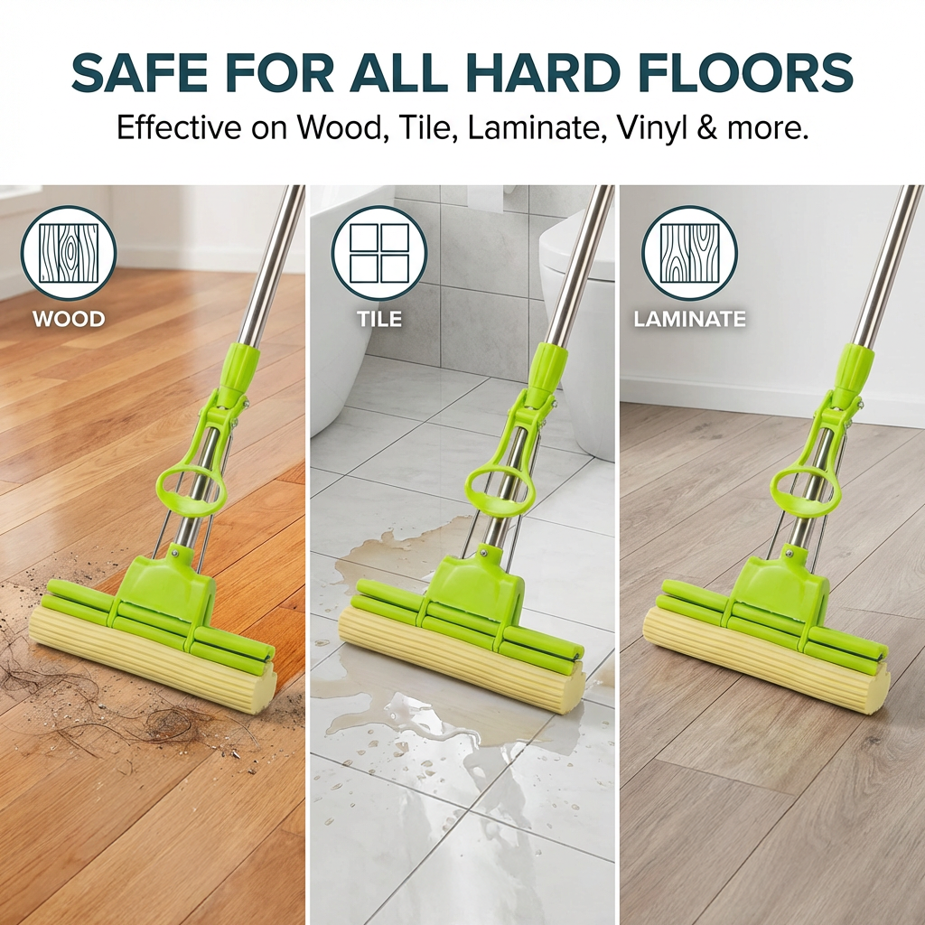 All-in-One Foldable Floor Cleaning Squeeze